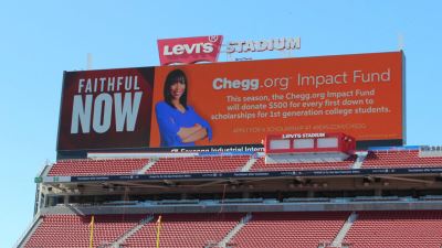 San Francisco 49ers and Chegg Partner to Provide First Generation Students with College Scholarships